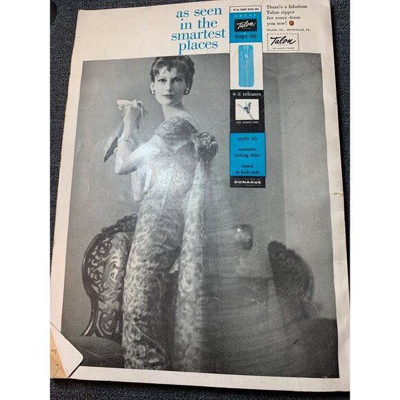 Simplicity Sewing Book Vintage 1953 Featuring Simplicity Unit System Of Sewing P - Picture 8 of 9